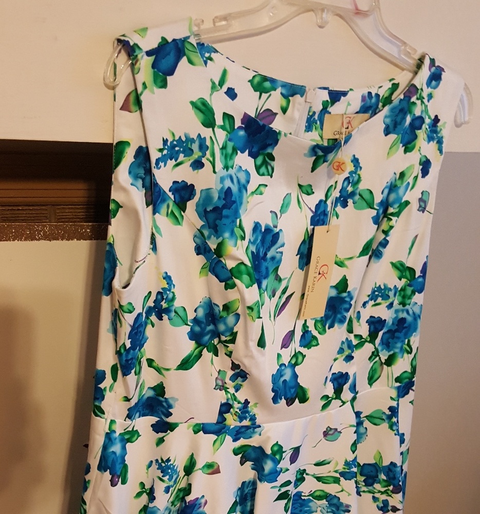 Grace Karin 1950s style garden dress